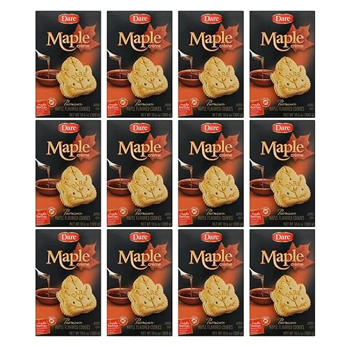Dare Foods Maple Leaf Creme Filled Cookie, 10.2 Ounce - 12 per case.
