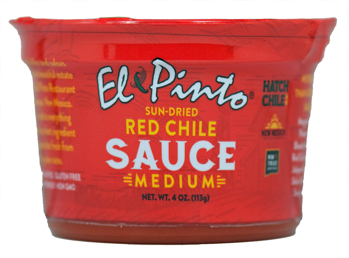 El Pinto Medium Hatch Red Chile Sauce (4 Ounce, 6 Pack)