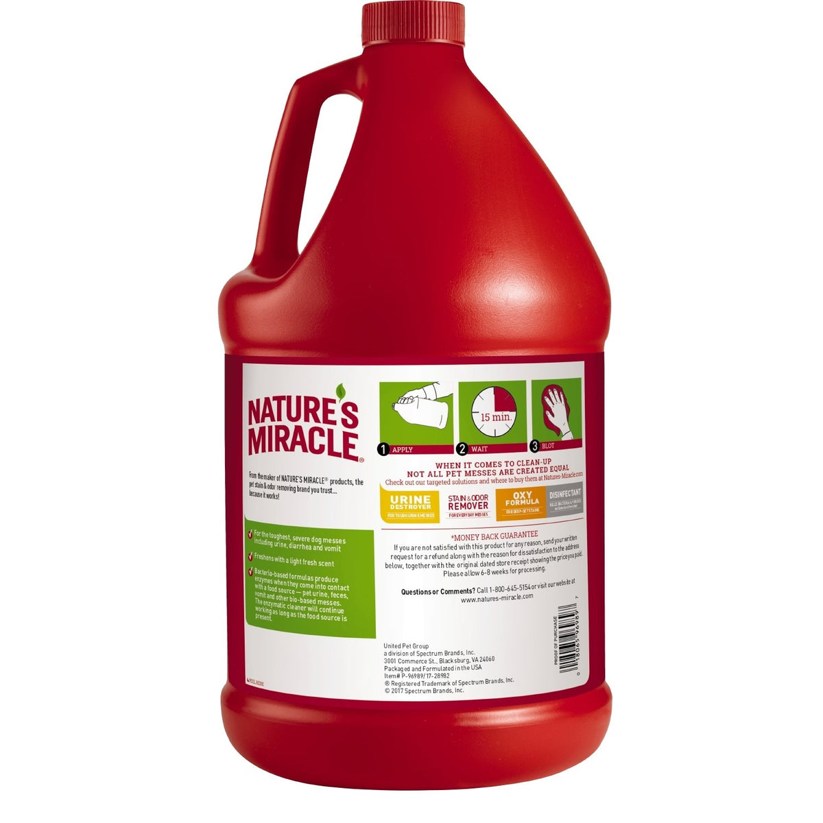Nature's Miracle Advanced Stain and Odor Eliminator Gallon