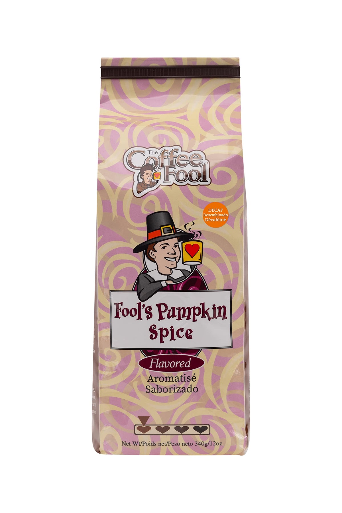 Coffee Fool's Decaf Pumpkin Spice (Whole Bean)