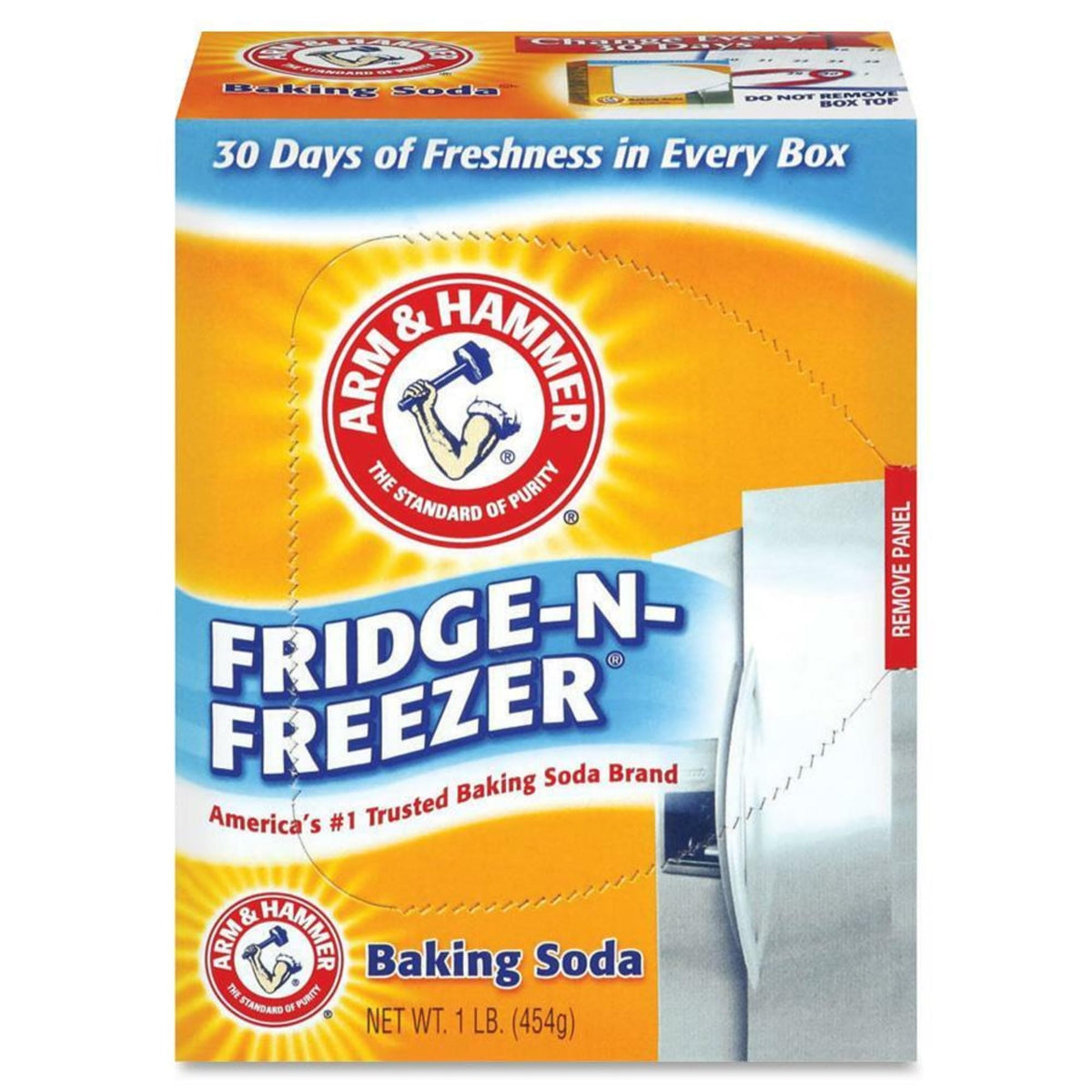 Arm & Hammer Fridge-N-Freezer Pack Baking Soda, Unscented, 16 Oz, Powder