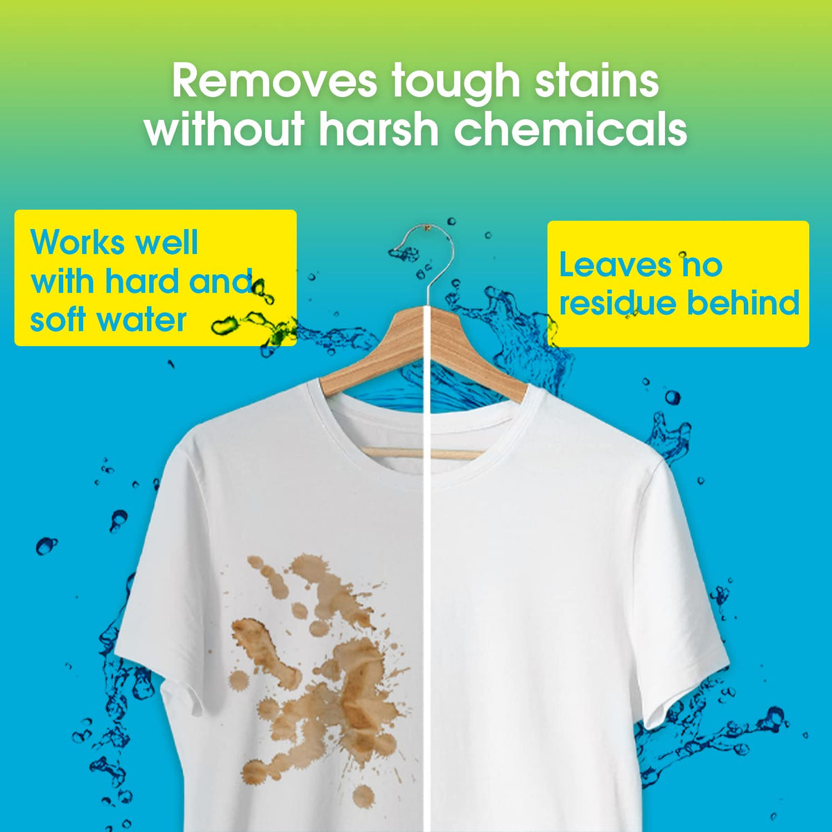 HE Natural Laundry Detergent Clear and Free of Fillers and Chemicals - Sensitive Washing Detergent Safe for Babies - Country Save Laundry Detergent