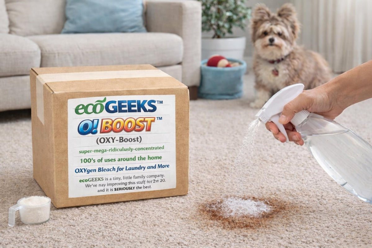ecoGEEKS O! Boost (OXY-Boost) Multi-Purpose Oxygen Bleach Cleaner 10 LBS Bulk