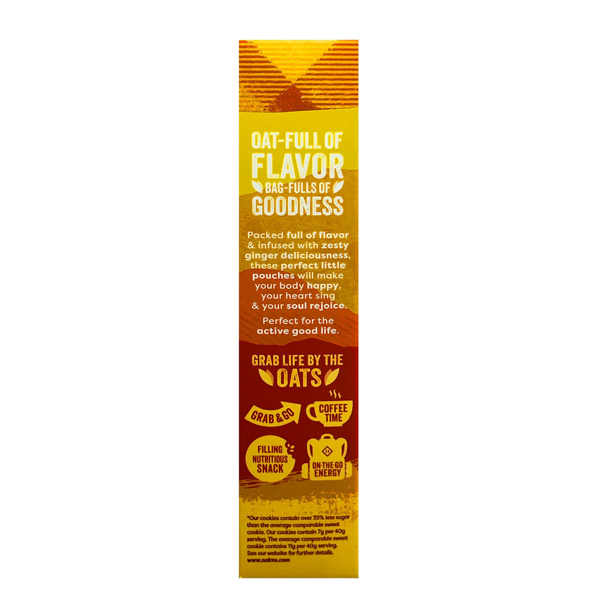 Nairn's Gluten Free Stem Ginger Snack Grahams - Healthy, Tasty and Safe for Celiacs. Perfect On-the Go Snack. High Fiber, No Artificial Colors