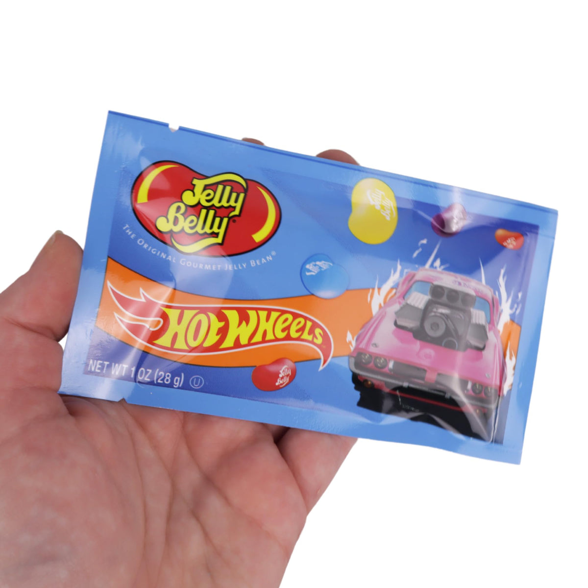 Hot Rod Themed Jelly Beans, Assorted Fruit Flavored Candies, Easter Basket Stuffer Gifts, 1 Ounce (Pack of 6)
