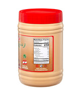 TAZAH Tahini Paste for Hummus Baba Ganoush 16oz - 1lb Natural Stone Ground Lebanese Sesame Paste Vegan Cholesterol-Free No Preservatives Perfect