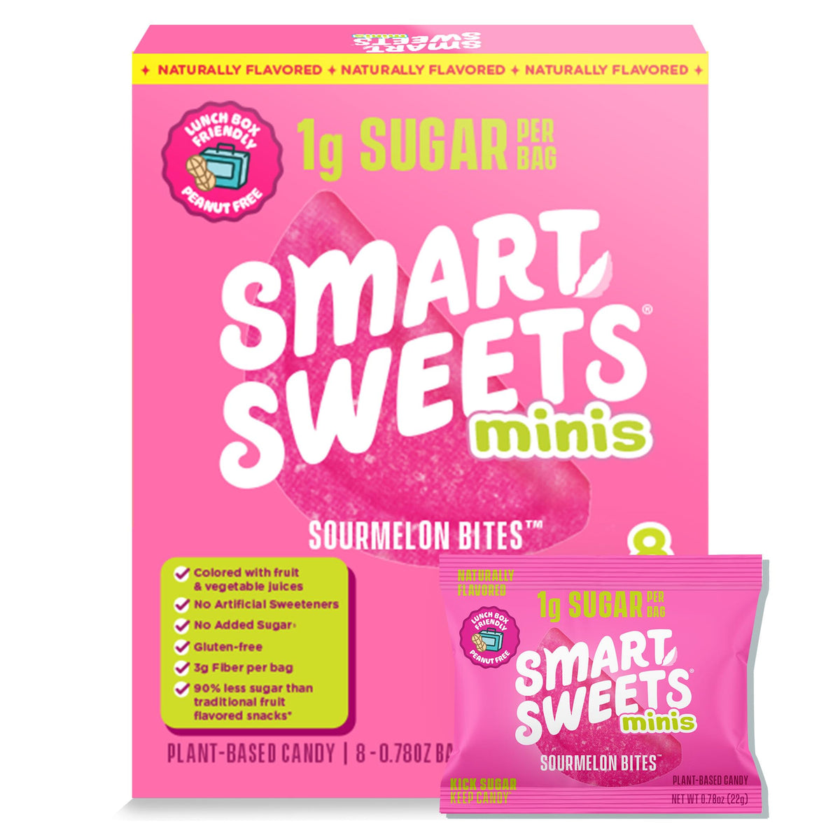 Smart Sweets Sourmelon Bites Multipack, 6.24 Ounce