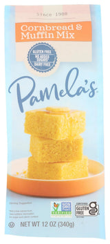 Pamelas Mix Corn Bread & Muffin, 12 oz