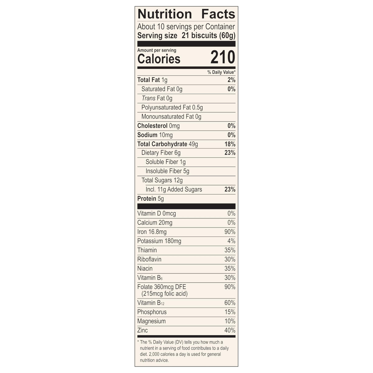 Mom's Best Blueberry Wheatfuls Shredded Wheat Cereal, Made with Whole Grain, No Artificial Flavors or Preservatives, 22 oz Box