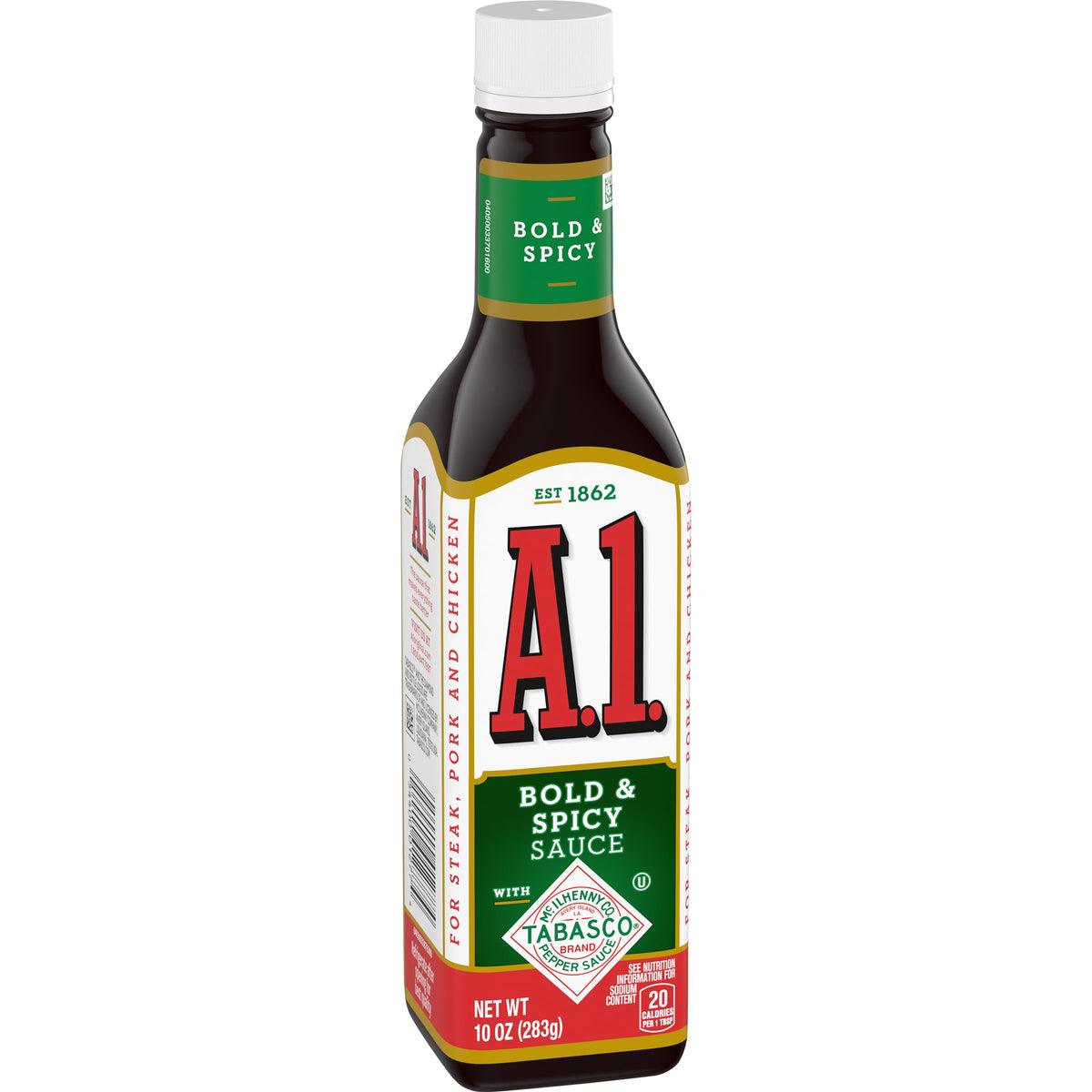 A.1. Bold & Spicy Sauce Bottle, 10 Oz (Pack of 4)