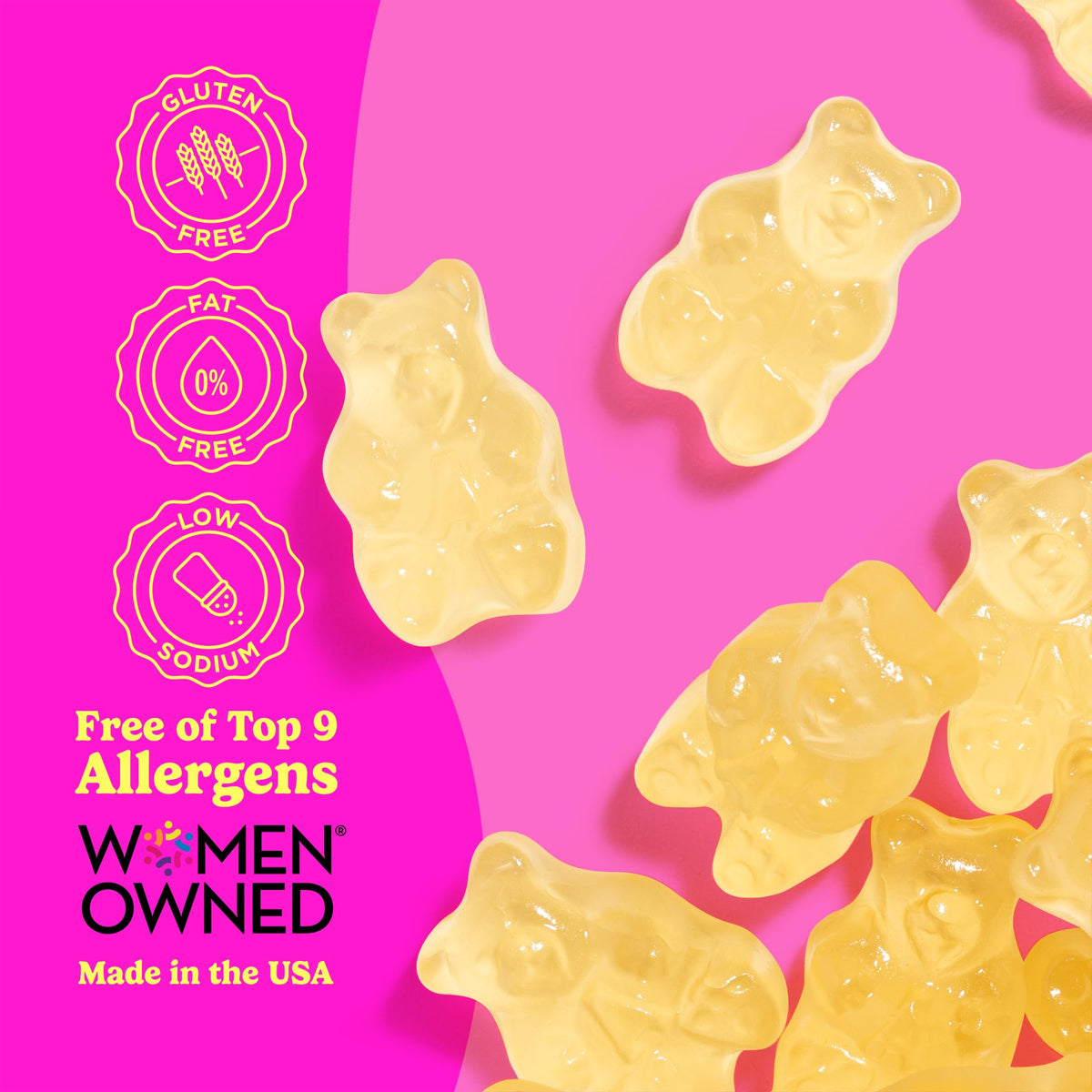 Albanese Candy, Pineapple Gummi Bears, 5-pound Bag