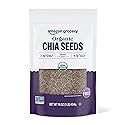 Amazon Grocery, Organic Chia Seeds, 16 Oz