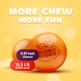 Gumballs - 0.91 Inch Large Gumballs for Gumball Machine Refill - Kids Chewing Bubble Gum - 15.5 LB Bulk Gumballs - 1080 Gumballs for Kids