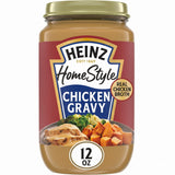 Heinz HomeStyle Classic Chicken Gravy, Savory Poultry Base, Ready to Serve Gravy for Quick Mashed Potatoes and Easy Roast Meals, 12 Ounce (Pack of 6)
