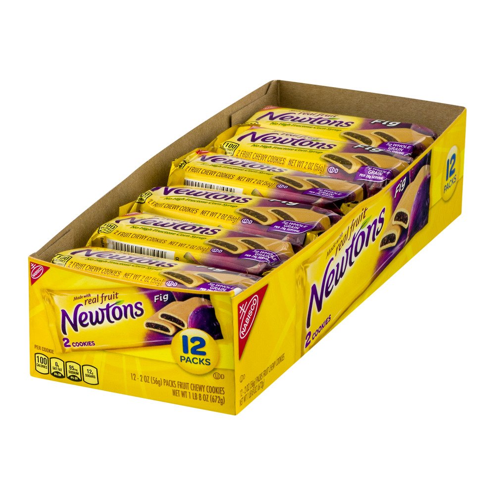 Nabisco Fig Newtons Chewy Cookies, 2 Ounce (Pack of 12)