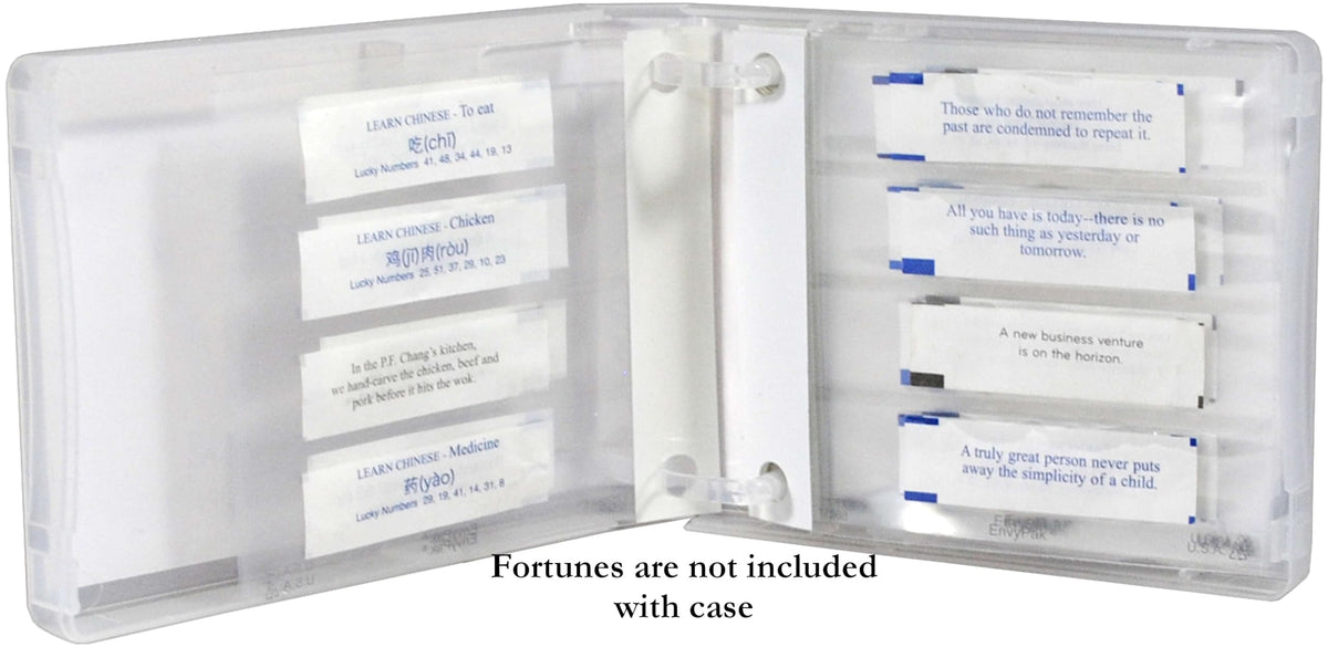 Fortune Cookie Fortune Collection Case, 10 Pages, Holds 40 Fortunes (Cookie)
