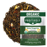 Organic Positively Tea Company, Green Tangerine, Green Tea, Loose Leaf, 16 Ounce