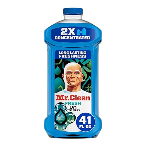 Mr. Clean 2X Concentrated Multi Surface Cleaner with Unstopables Fresh Scent 41 fl oz