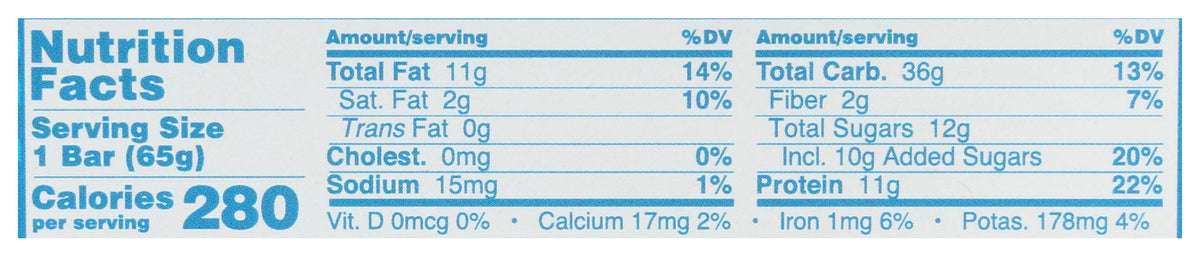 Gomacro Organic Peanut Butter Macrobar 12 Count, 2.3 OZ