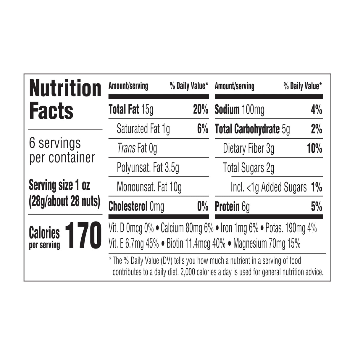 Blue Diamond Almonds Habanero BBQ Flavored Snack Nuts, 6 Oz Resealable Cans (Pack of 6)