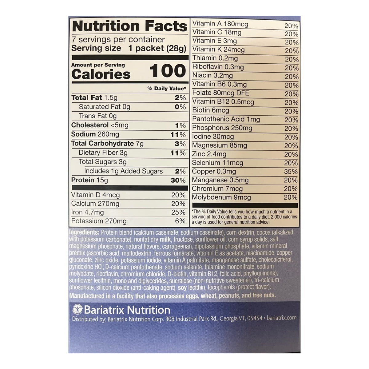 Proti Fit Chocolate Pudding Shake IDEAL PROTEIN COMPATIBLE