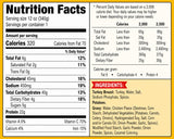 LaBriute Meals Turkey with Mashed Potatoes - Self Heating Ready to Eat Entrée w/Snack |22g Protein, Low-Calorie Pre-Packaged Lunch or Dinner | Shelf