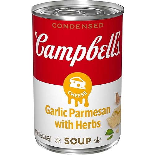 Campbell's Condensed Garlic Parmesan Cheese Soup With Herbs, 10.5 oz Can