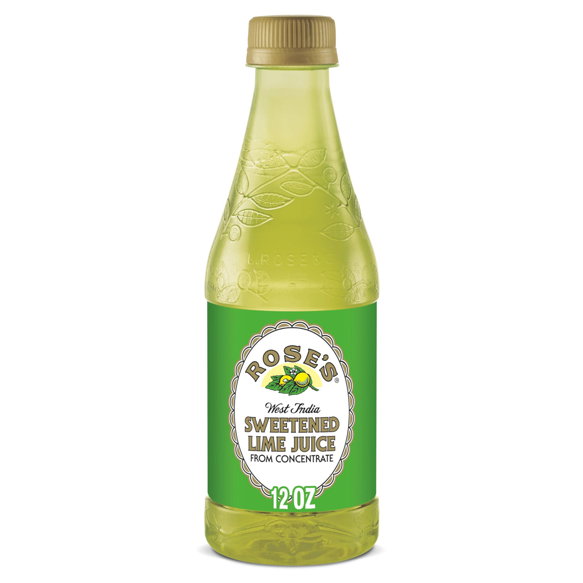 Rose's, Sweetened Lime Juice, 12 Fl Oz Bottle