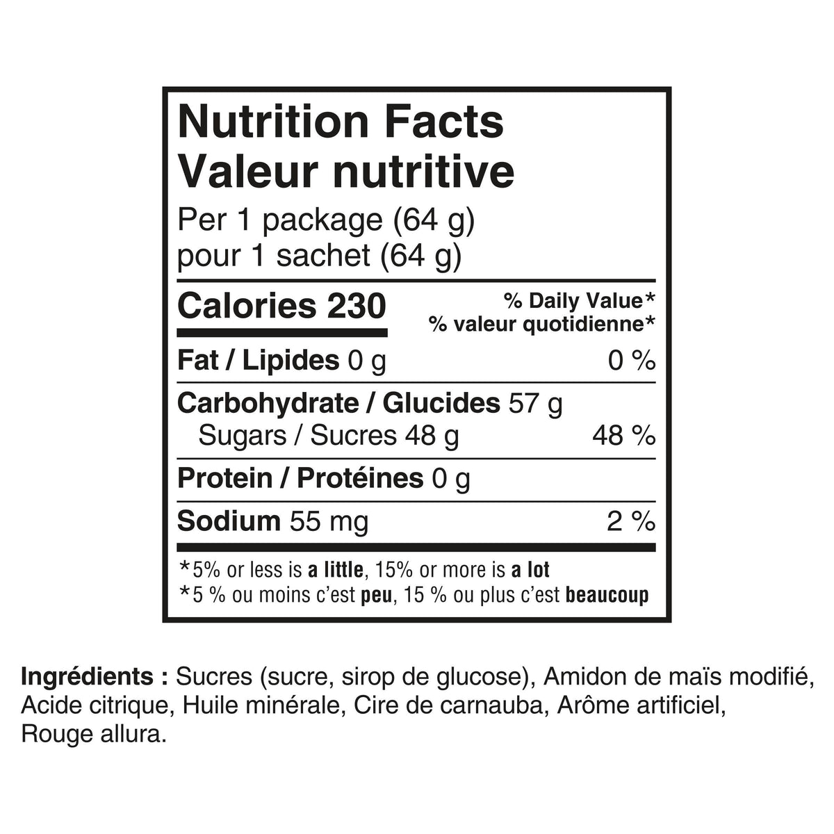 18ct Maynard's Swedish Berries (64g / 2.2oz per packet)