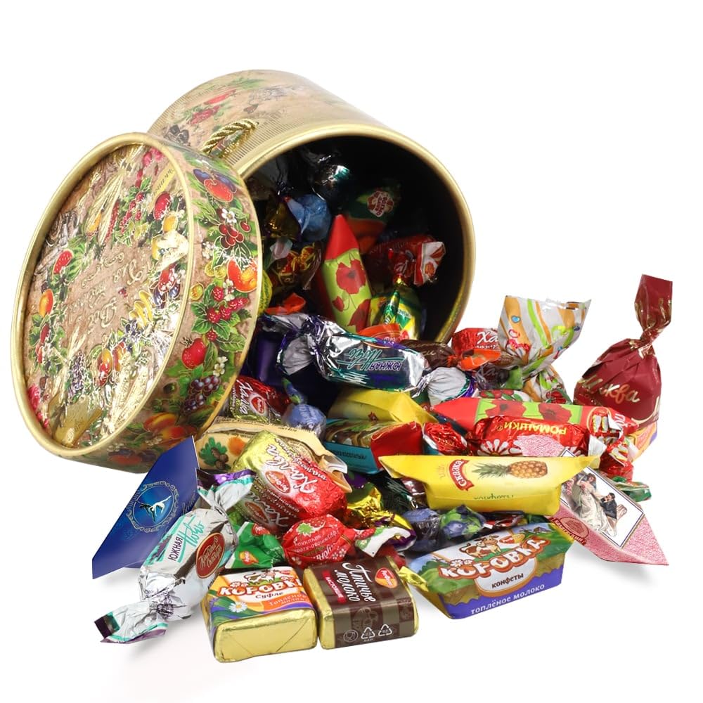 Decorative Sweet Gift - Everything for You - With Assorted European Chocolates and Candies Party Mix Variety Pack 450g (1 lbs) 15.87 oz