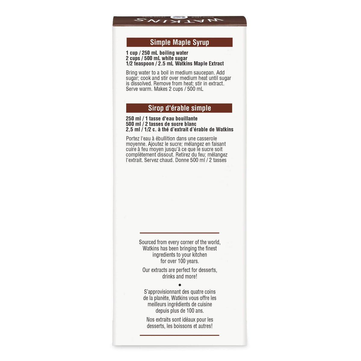Imitation Maple Extract 2 oz