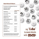 M&M'S Mr. and Mrs. Wedding Milk Chocolate Candy, 2 lb Bulk Resealable Bag