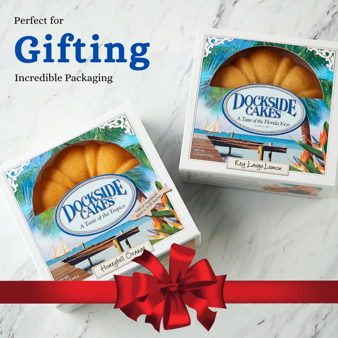 Dockside Market Direct From The Florida Keys Tropical Tower. A Gift Including Key Lime, Banana & Orange Cakes, Coconut and Key Lime Cookies. All