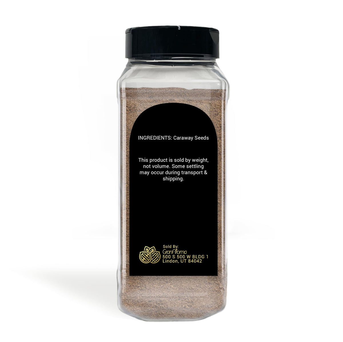 GranAroma Ground Caraway Seeds, Aromatic Spice, Light Licorice Taste (1 Pound)