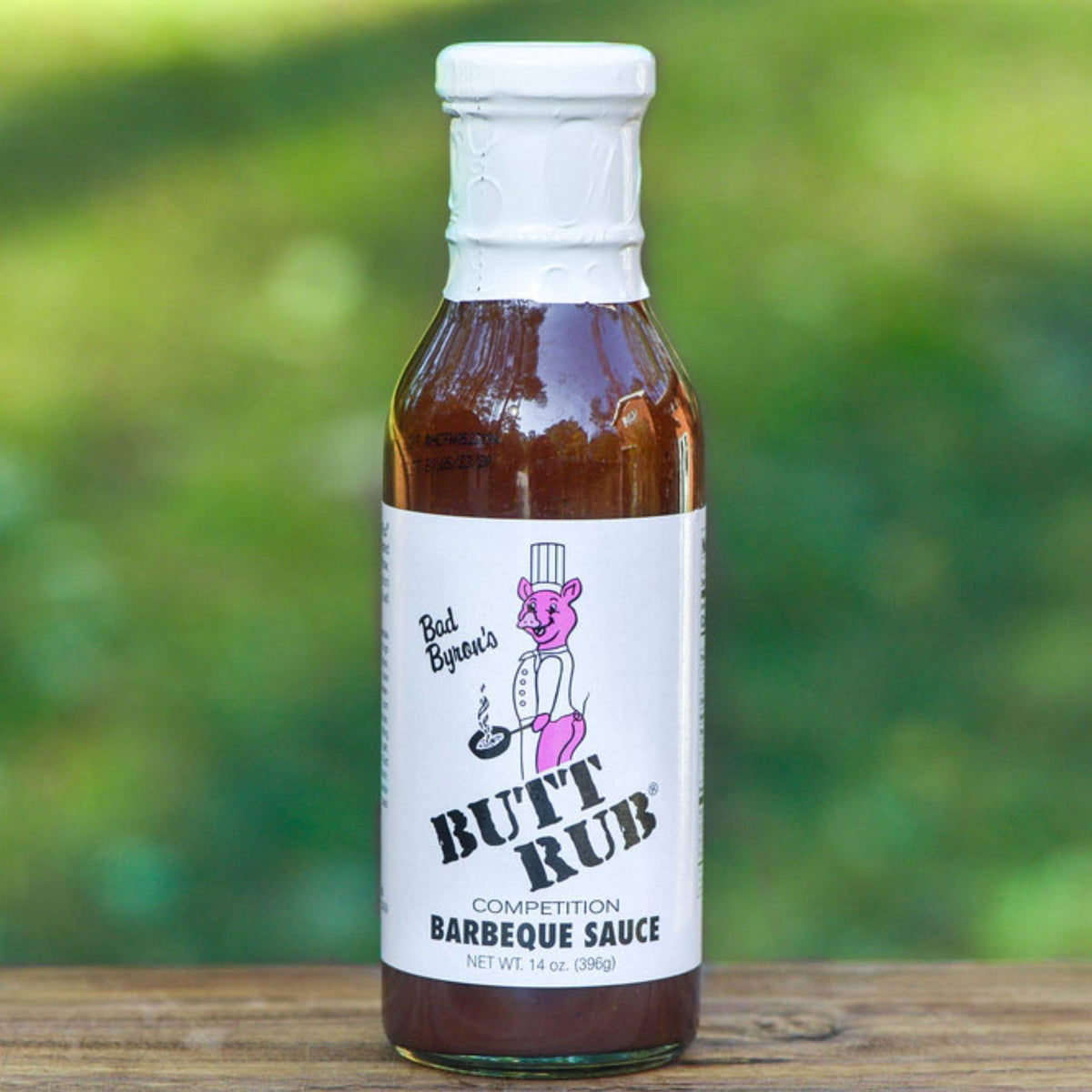 Bad Byron's Butt Rub Competition Barbeque Sauce, 14 oz | Tomato-Based BBQ Sauce | Sweet Heat & Tangy Flavor | Perfect for Grilling & Smoking