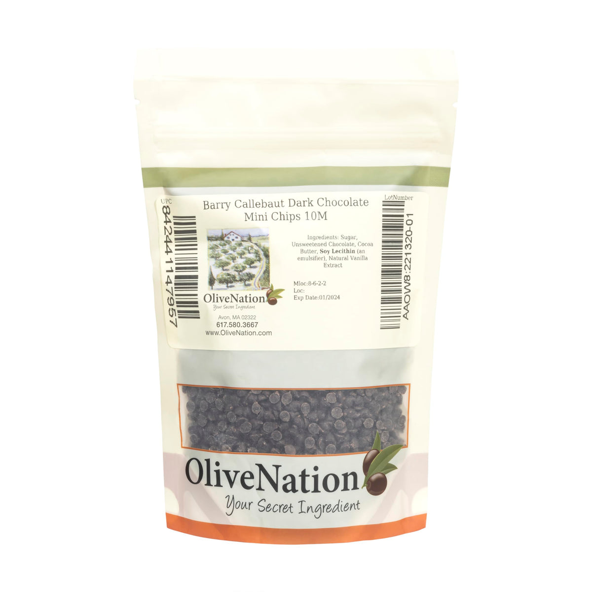 Unsweetened Carob Chips 2 lb