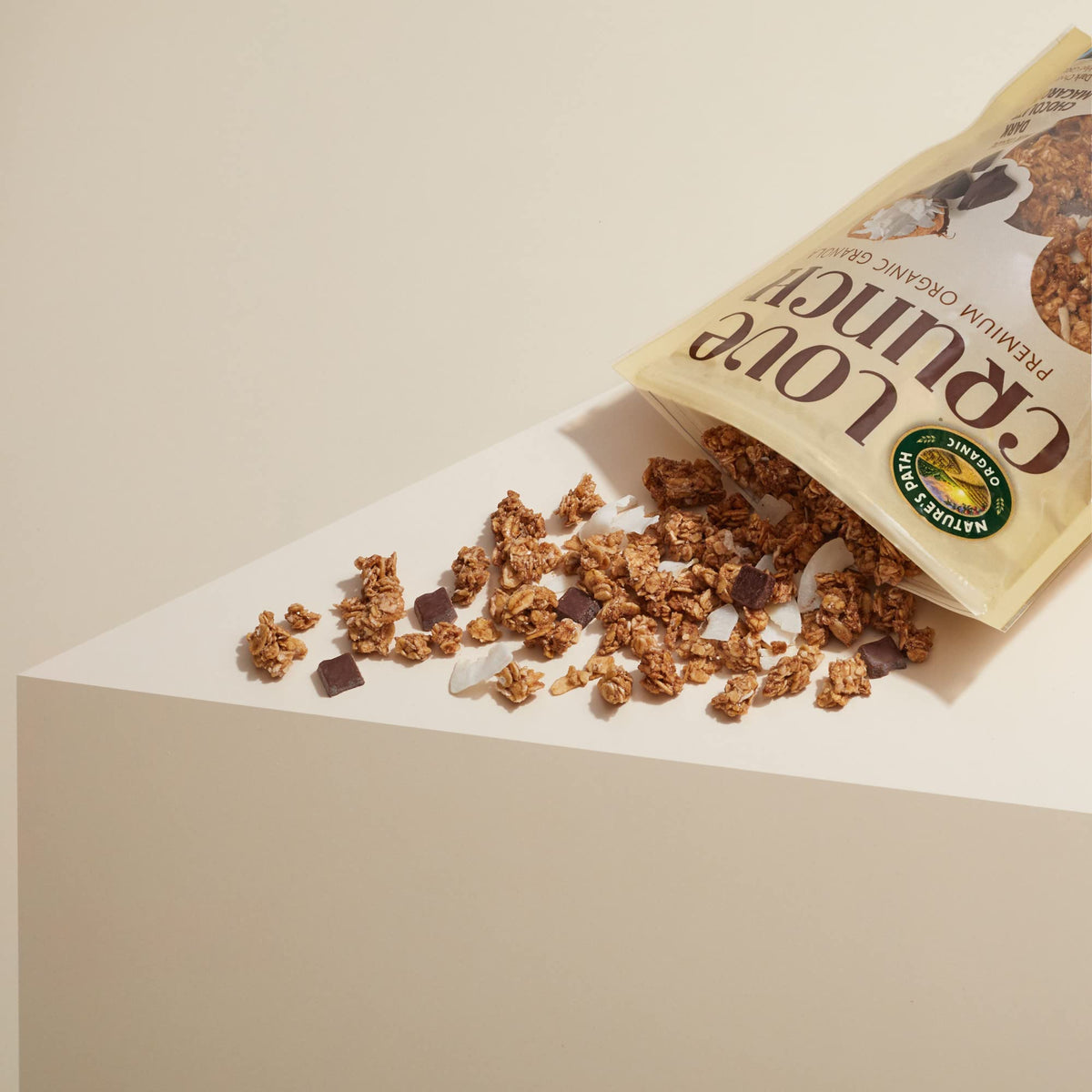 Love Crunch Organic Dark Chocolate & Coconut Granola, 11.5 oz (Pack of 1), Non-GMO, Fair Trade, by Nature's Path