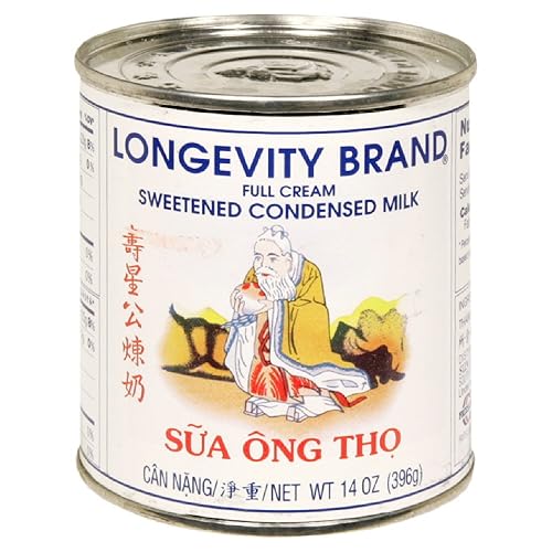 Longevity Sweetened Condensed Milk, 14-Ounce (Pack of 4)