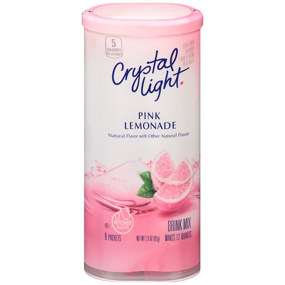 Crystal Light Natural Pink Lemonade Drink Mix- 6 PK