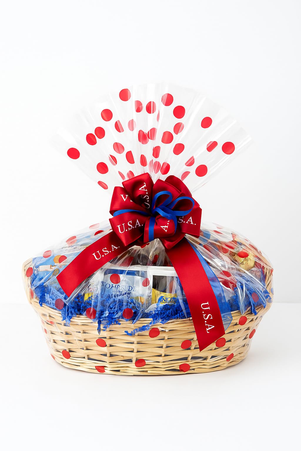 Handcrafted Gift Basket with Chocolates, Cookies, Snacks & Candy. Perfect for Birthdays, Sympathy, Holidays, Clients & Thank You Gifts (Platinum