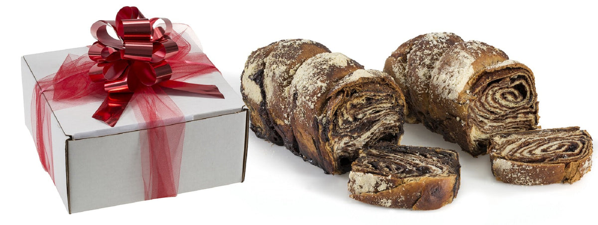 Happy Holiday Double Babka Holiday Gift Basket