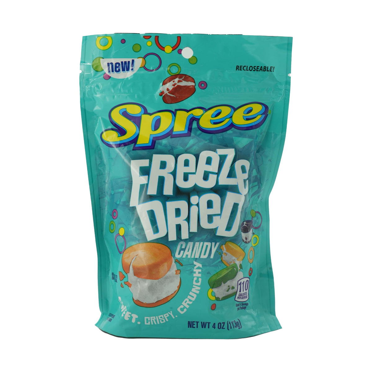 Spree Freeze Dried Candy 4oz Peg Bag (SNG8)