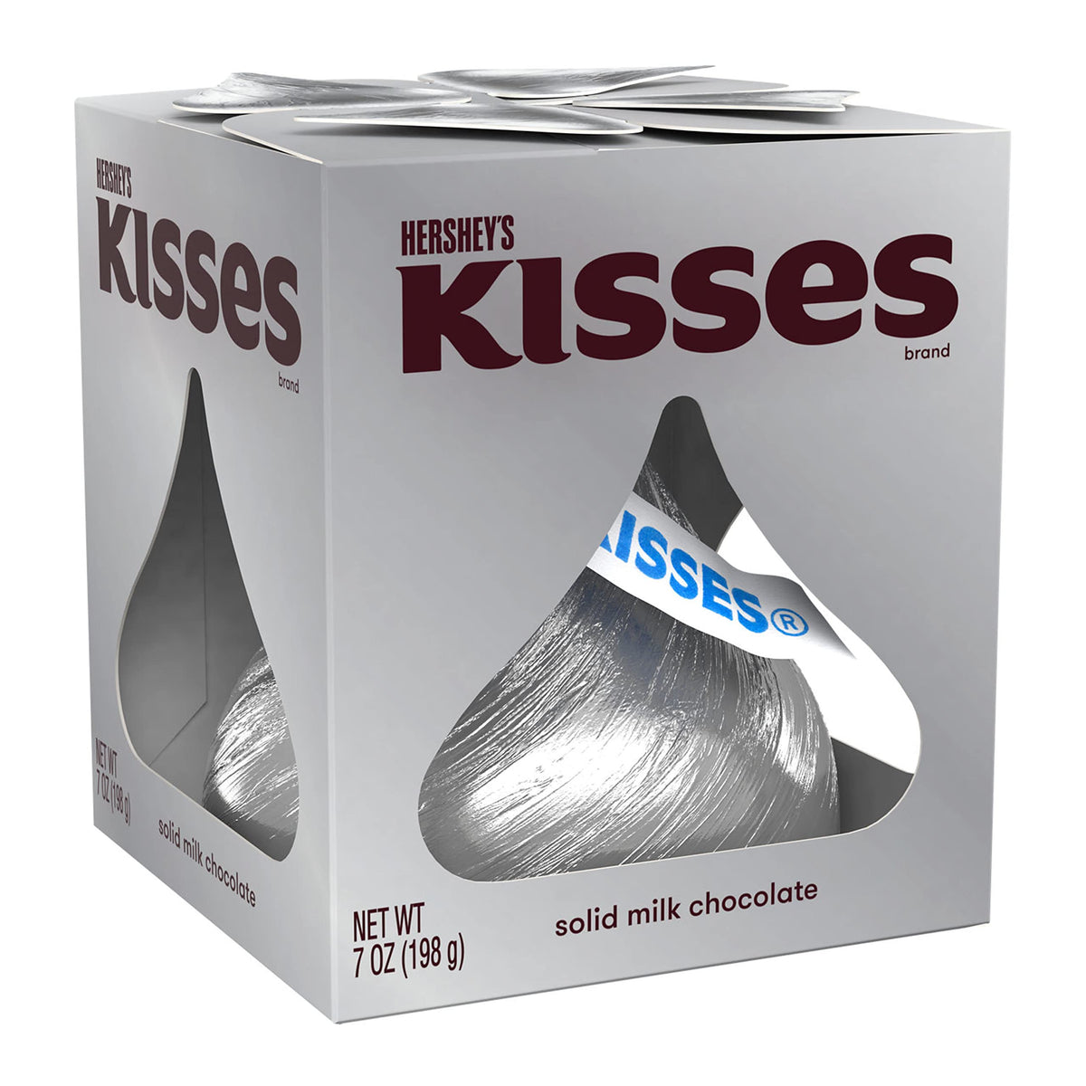 HERSHEY'S KISSES Solid Milk Chocolate Candy Gift Boxes, 7 oz (6 Count)