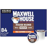 Maxwell House House Blend Medium Roast K-Cup Coffee Pods, 84 ct Box
