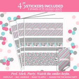 Nutcracker Land of Sweets Miniature Chocolate Candy Bar Sticker Wrappers, 45 Wrap Around Labels Sized 1.4" x 2.6" by AmandaCreation, Great for Holiday