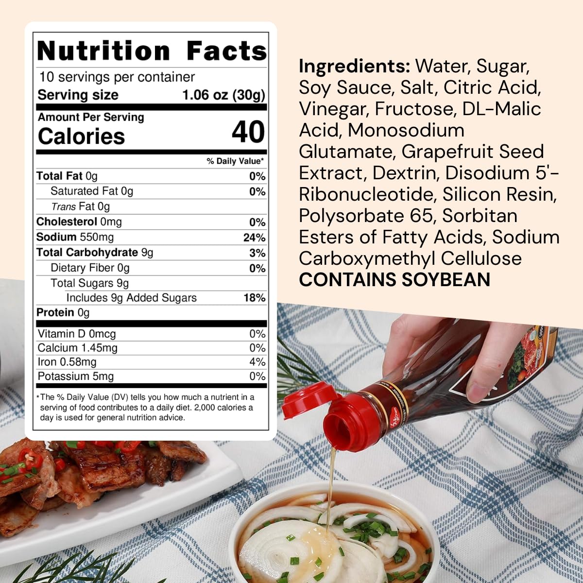 WOORI Cham Sauce Korean BBQ Dipping Sauce, 10.6 oz