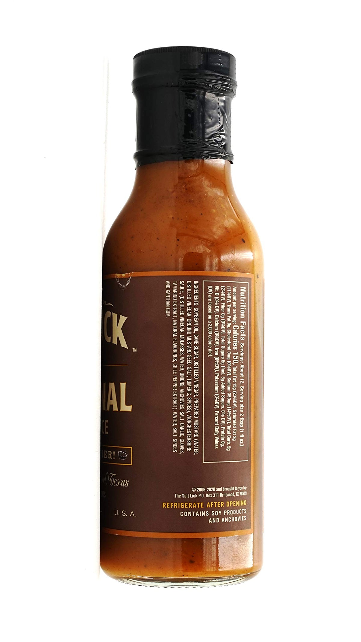 The Salt Lick Original BBQ Sauce 12oz | 3 Pack