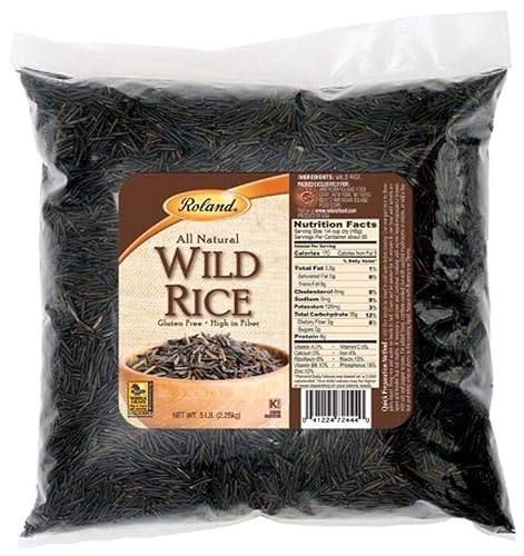 Roland Wild Rice, 5-Pound Bag