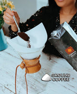 Copper Moon Medium Roast Ground Coffee, Stargazer Blend, 12 Oz