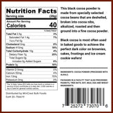 Black Cocoa Powder - 2.5 Lb Economy Size Tub